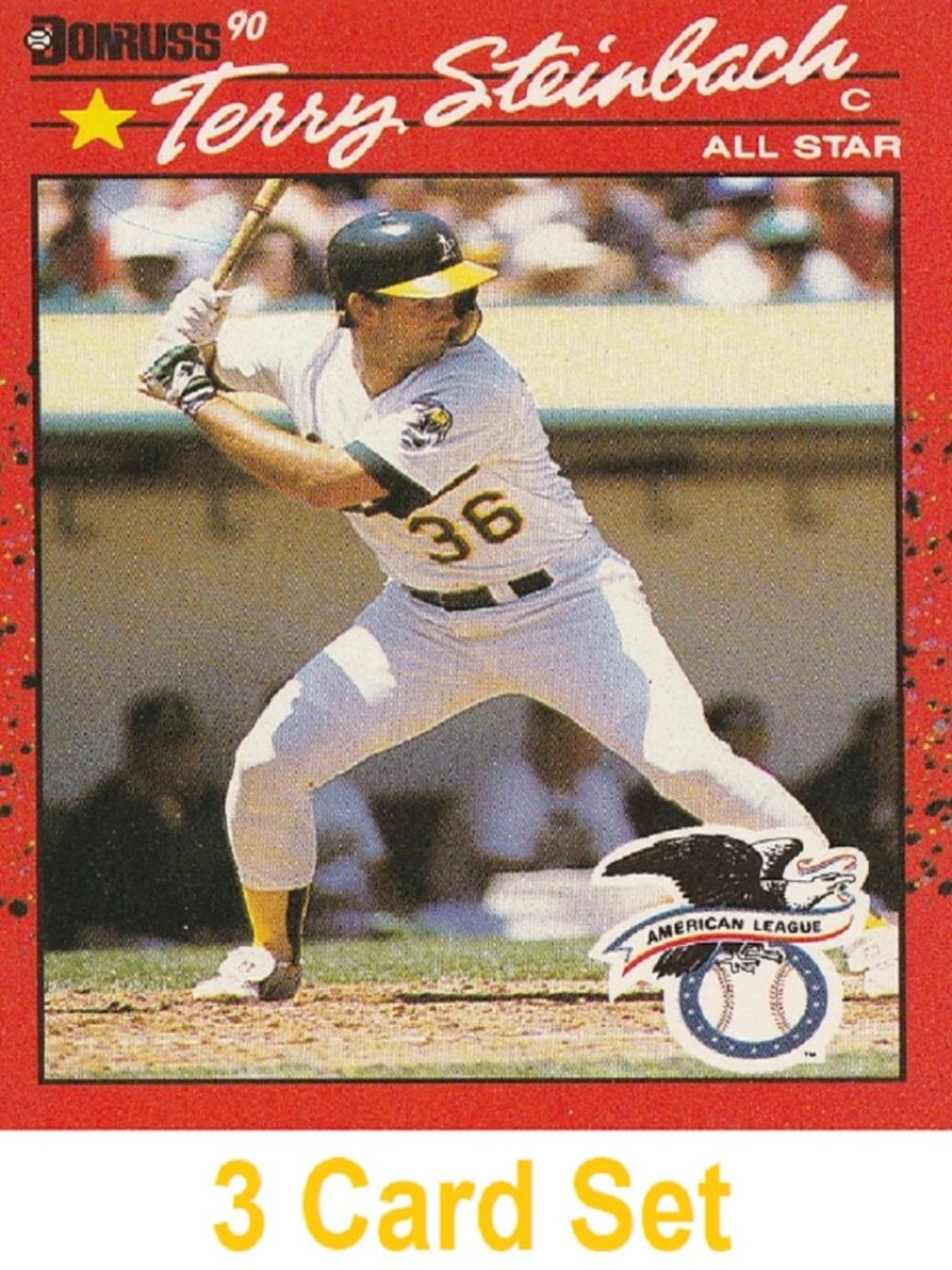 Terry Steinbach Baseball Card Collection
